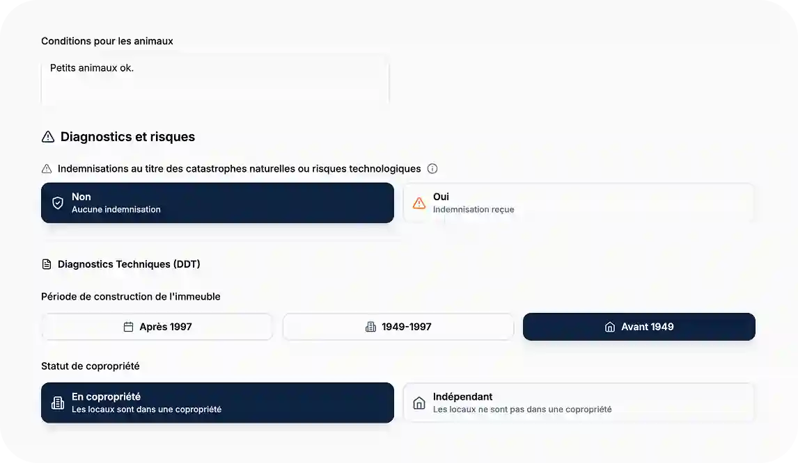 Exemple de bien immobilier - Studio contemporain